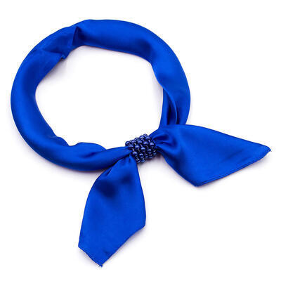 Šátek s bižuterií Letuška Light - modrý