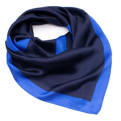 Šátek - modrý s potiskem - 1