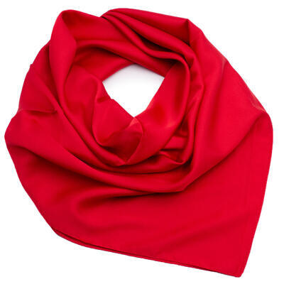 Šátek - červený jednobarevný