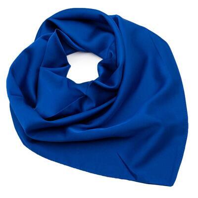 Šátek - modrý jednobarevný