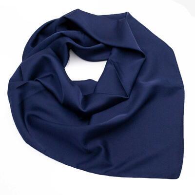 Šátek - tmavě modrý jednobarevný