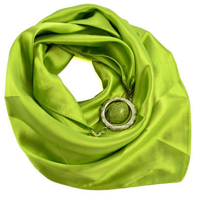 Šátek s bižuterií Stella - zelený - 1