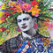 Maxi šála oboustranná - barevná, Frida Kahlo - 2/3