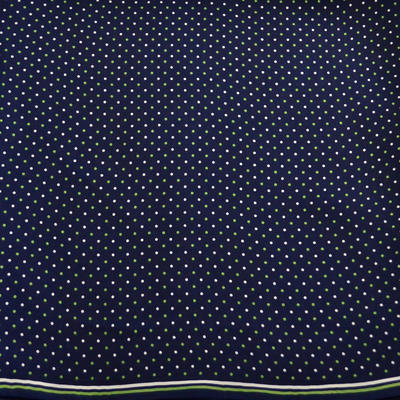 Šátek - modrozelený s puntíky - 2