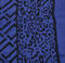 Tunelová šála 69tu007-30.70- modročerná s leopardím a geometrickým vzorem - 2/2